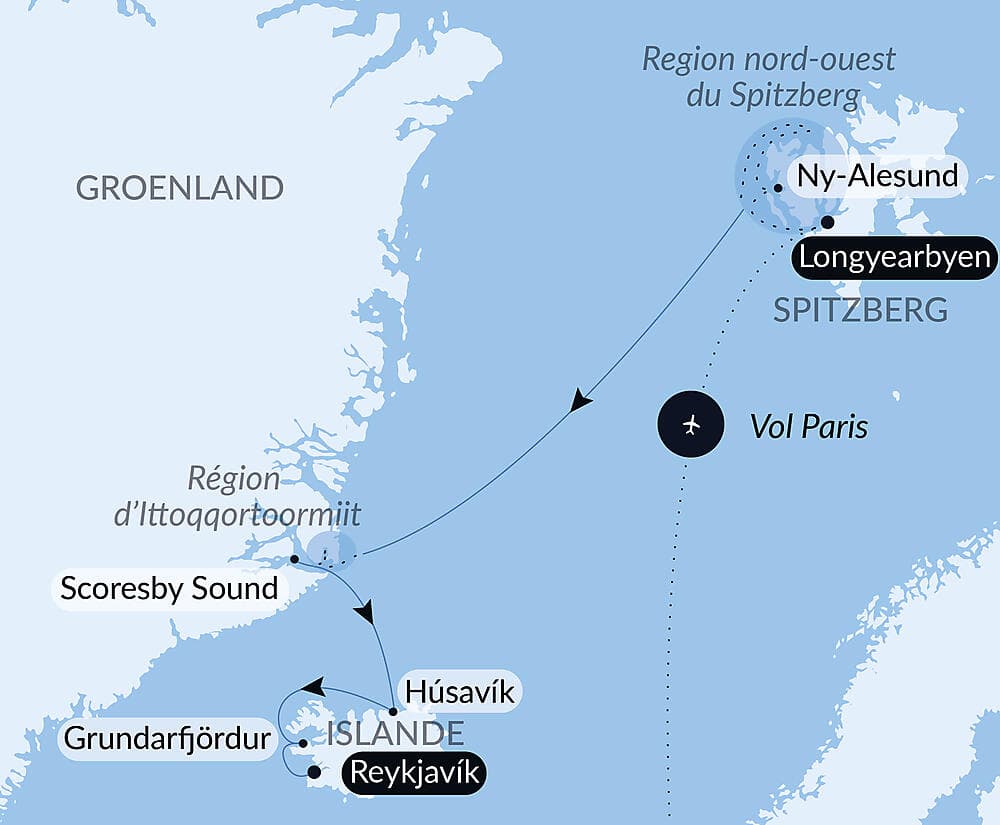 Du Svalbard à l'Islande : odyssée polaire
