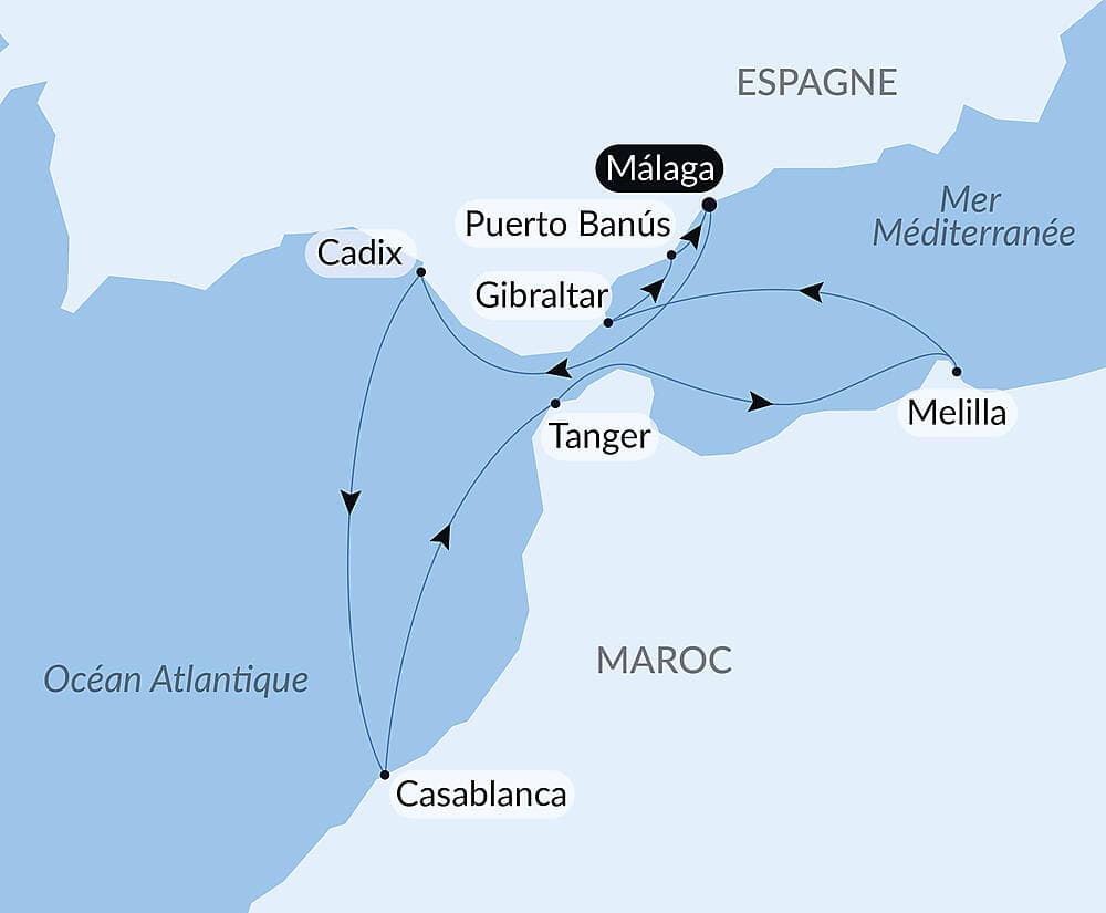 Andalousie et rivages marocains