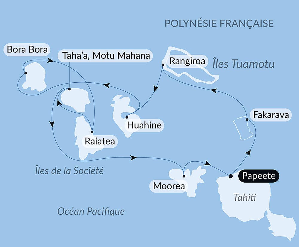 Îles de la Société et Tuamotu